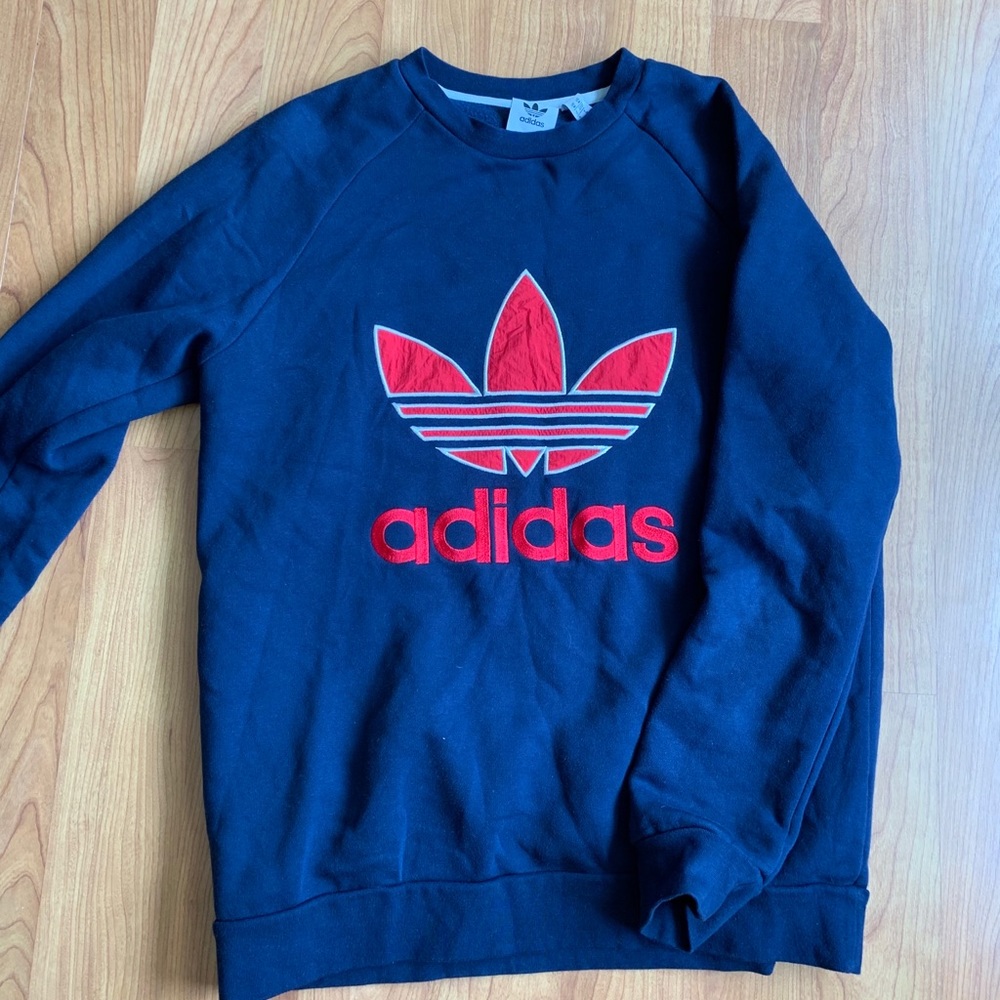 Adidas Blue/Red/White Sweat Shirt